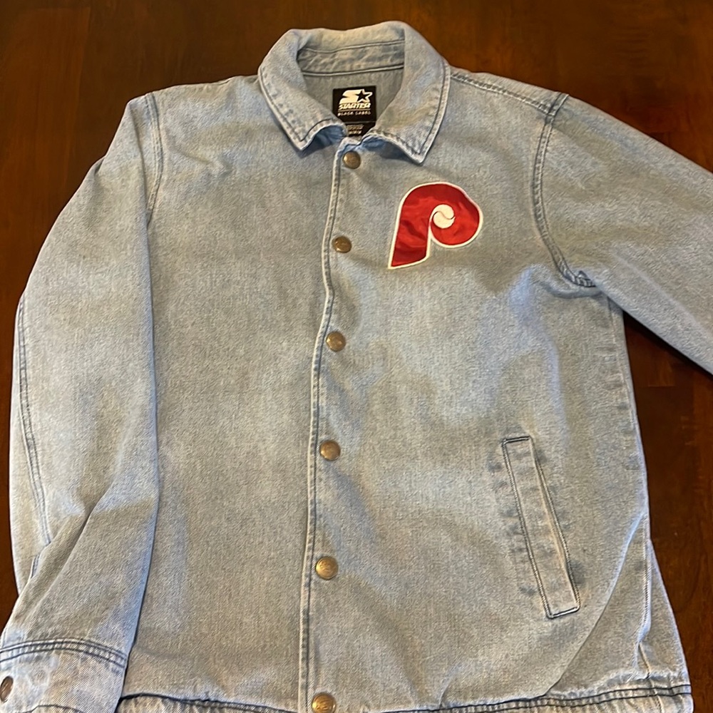 Denim phillies jacket